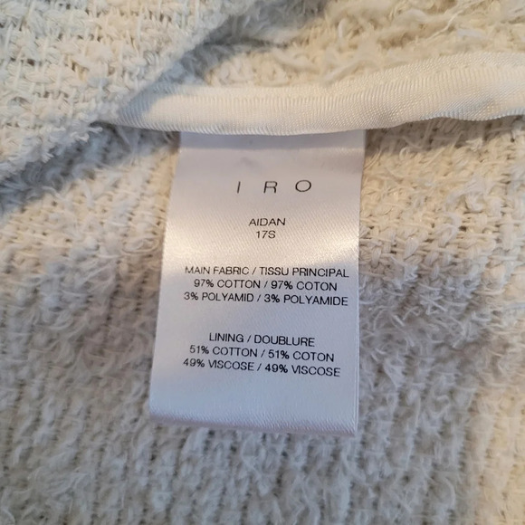 IRO Aidan Raw-Edge Boucle Jacket Blazer - Picture 6 of 9